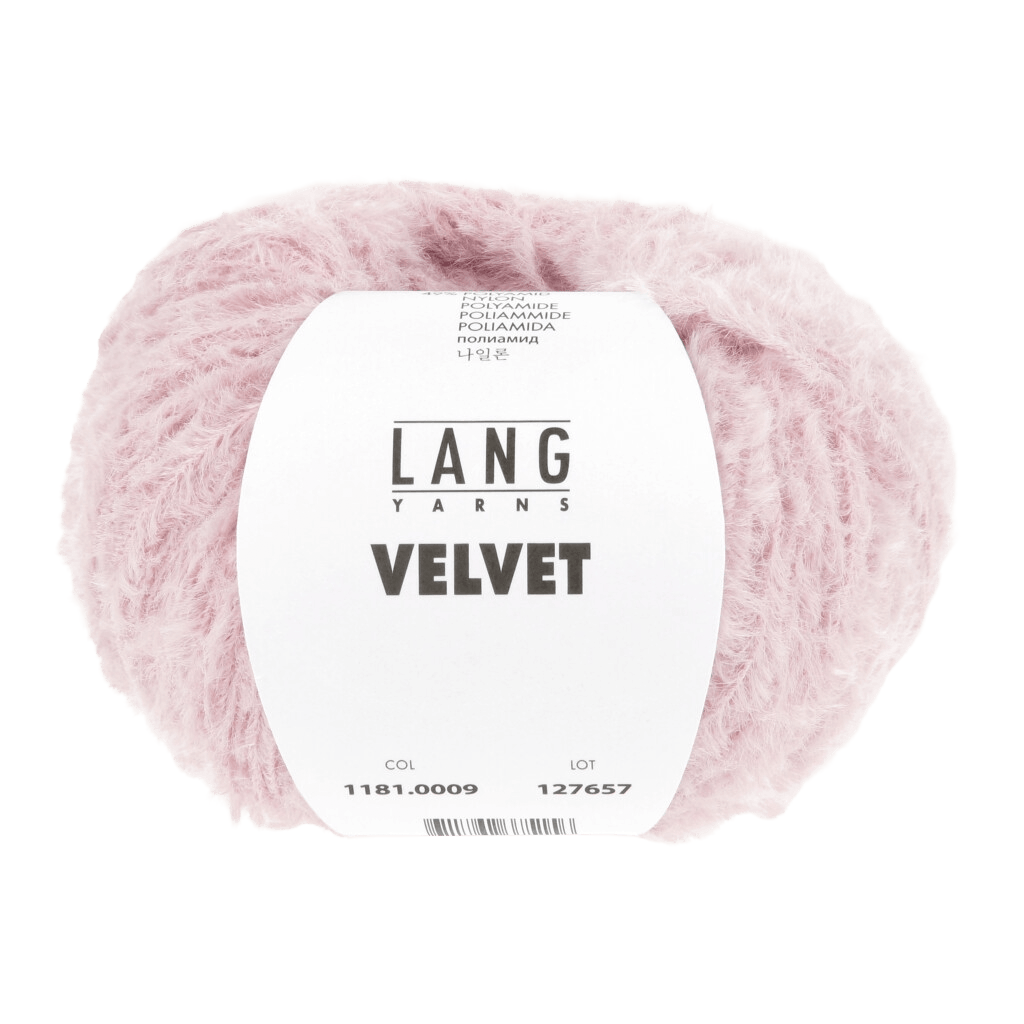 LANGYARNS Kit Knitting Pattern Small-Medium - 11 balls / rose 1181.0009 Xara Coat Pattern Bundle in Velvet by LANGYARNS | Fatto a Mano 290-070