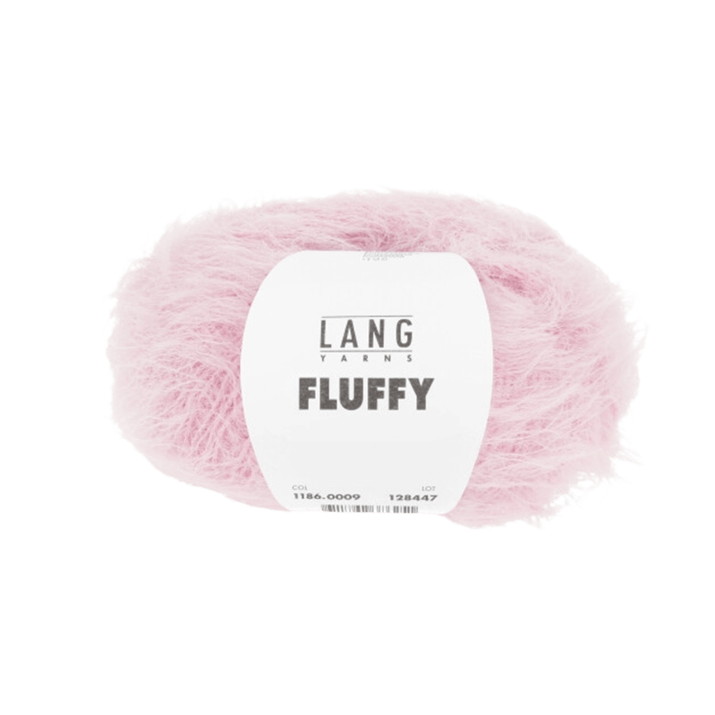 LANGYARNS Kit Knitting Pattern Approximately 20 x 230 cm | 3 balls / rose 1186.0009 Febe Scarf Pattern Bundle in Fluffy by LANGYARNS | Fatto a Mano 290-031