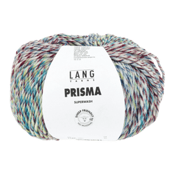 LANGYARNS Kit Knitting Pattern Small-Medium - 10 balls / light green/burgundy/baby blue 1187.0001 ALLEY Sweater Pattern Bundle in Prisma by LANGYARNS | Punto 96-001