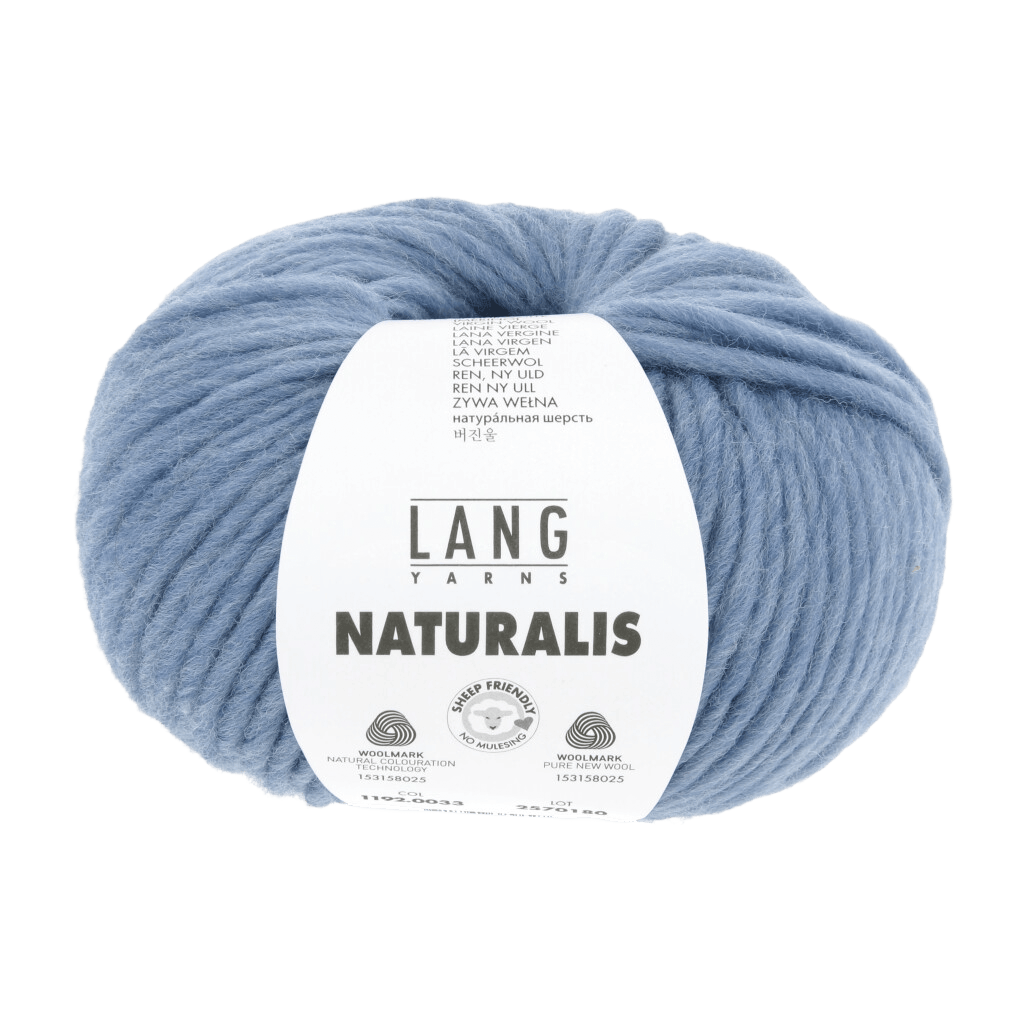 Lang Yarns Knitting Pattern XS - 14 balls / jeans 1192.0033 NANCY Sweater Pattern Bundle in Naturalis by LANGYARNS | Punto 97-001