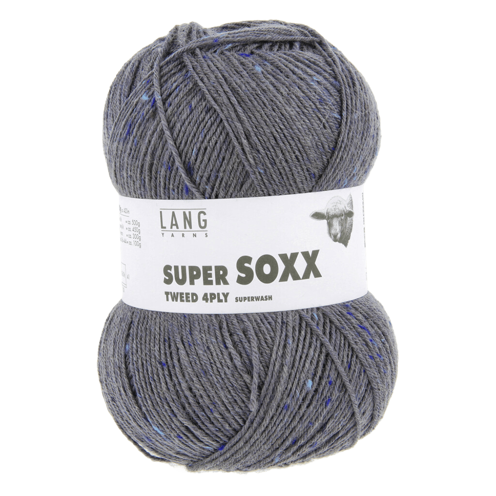 LANGYARNS Yarn Dark Grey LANGYARNS | Super Soxx Tweed | 4 Ply | 1201