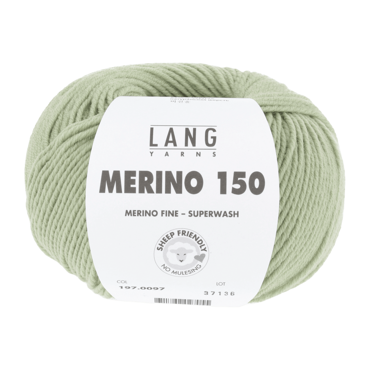 Lang Yarns Knitting Pattern 74 - 1 balls / lime green 197.0097 YUNIS Bootes Pattern Bundle in Merino 150 by LANGYARNS | Punto 99-007