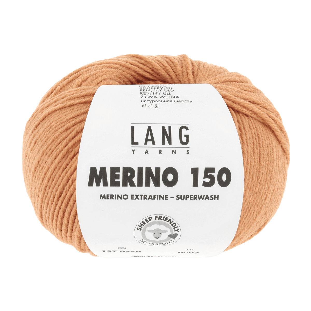 Lang Yarns Knitting Pattern 74 - 1 balls / tangerine 197.0559 YUNIS Bootes Pattern Bundle in Merino 150 by LANGYARNS | Punto 99-007