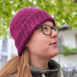 LANGYARNS digital pattern Vegas-Hat | Worsted / Aran | Digital Knitting Pattern