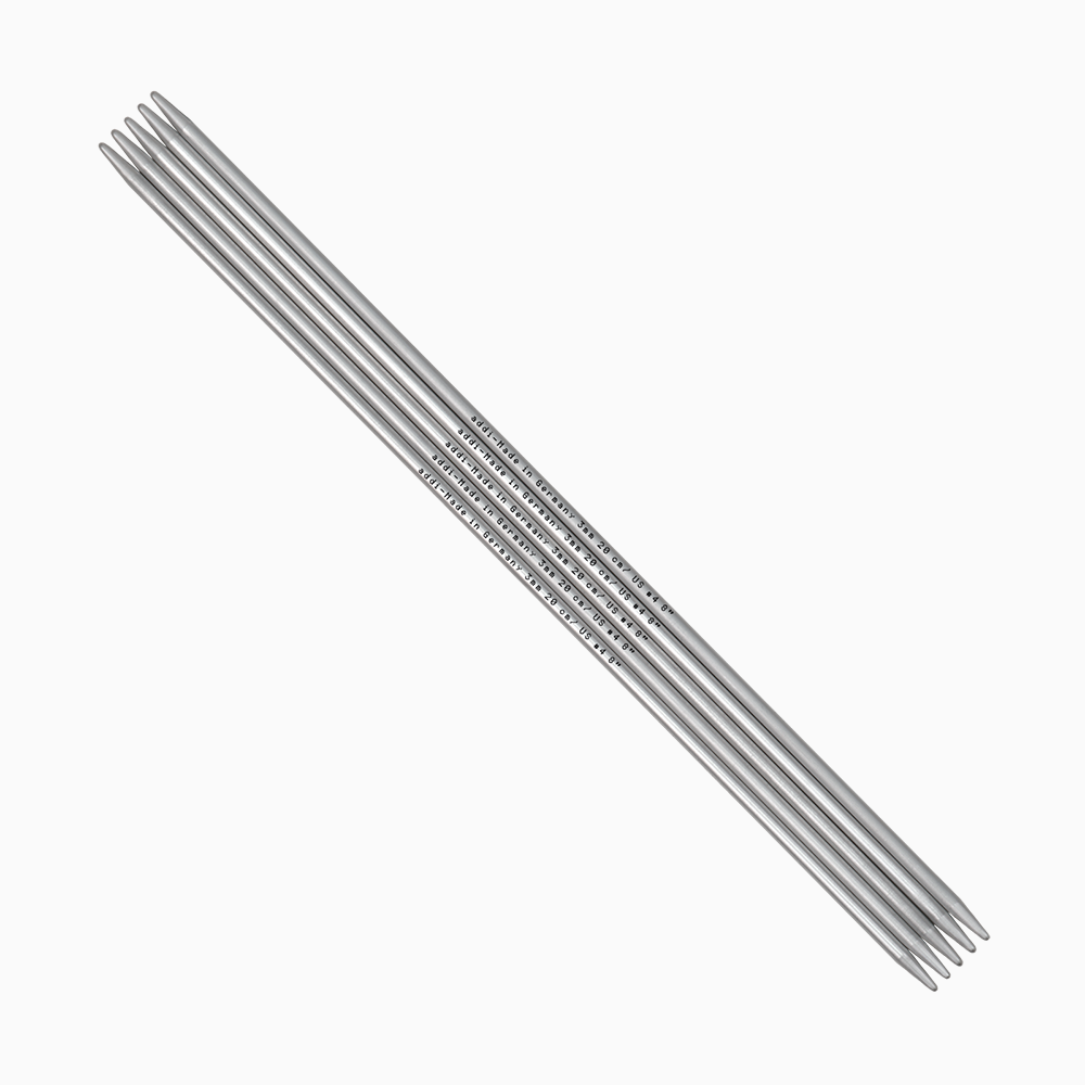 Addi | addiSock | Double Pointed Aluminium Knitting Needles | 201-7