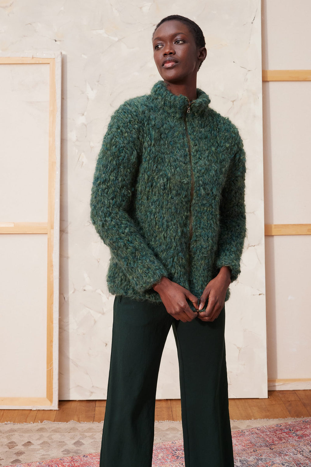 LANGYARNS Kit Knitting Pattern Rana Jacket Pattern Bundle in Shirley by LANGYARNS | Fatto a Mano 290-016