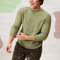 LANGYARNS Kit Knitting Pattern Tavio Sweater Pattern Bundle in Vaya by LANGYARNS | Fatto a Mano 290-029