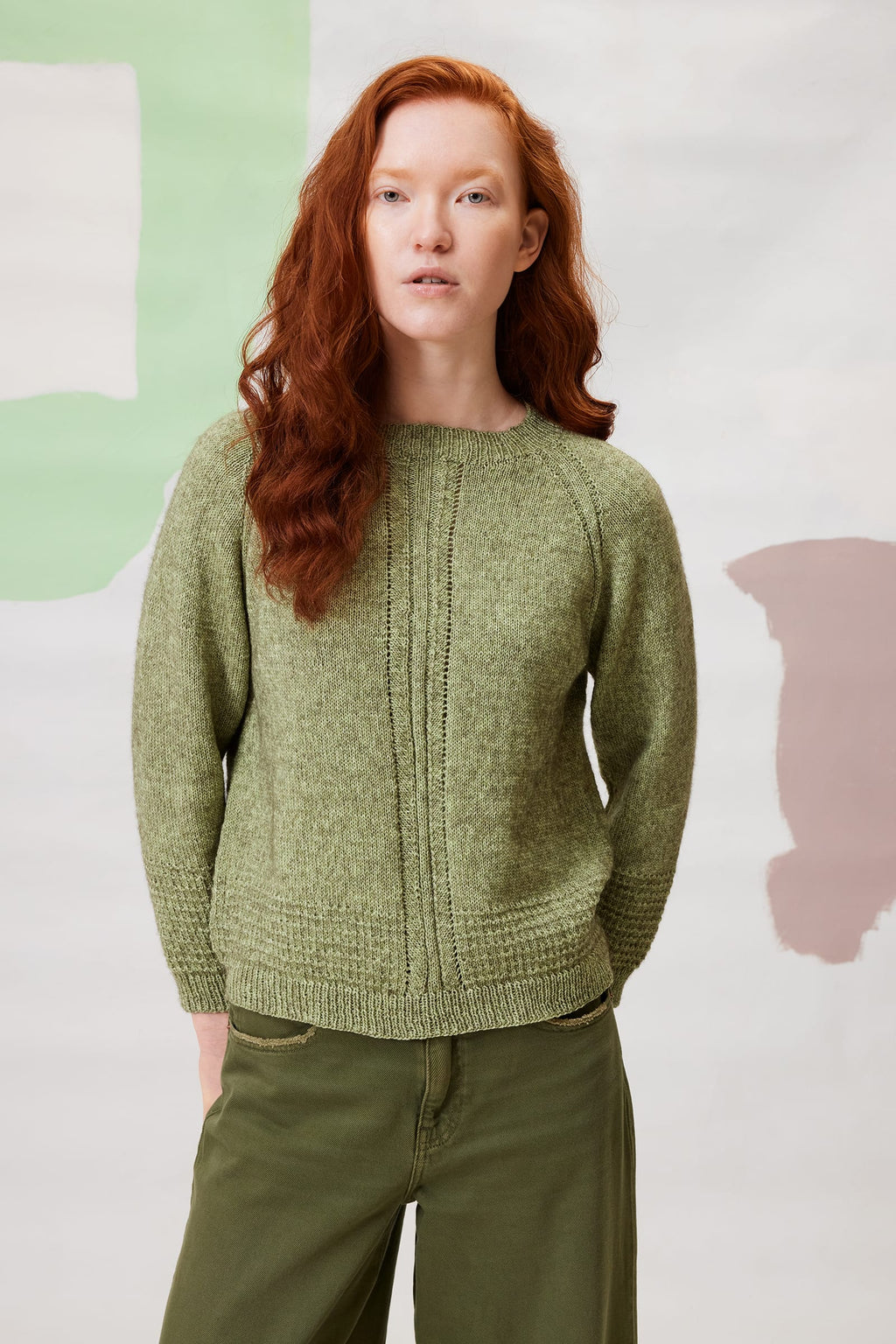 LANGYARNS Kit Knitting Pattern Janni Sweater Pattern Bundle in Vaya by LANGYARNS | Fatto a Mano 290-030