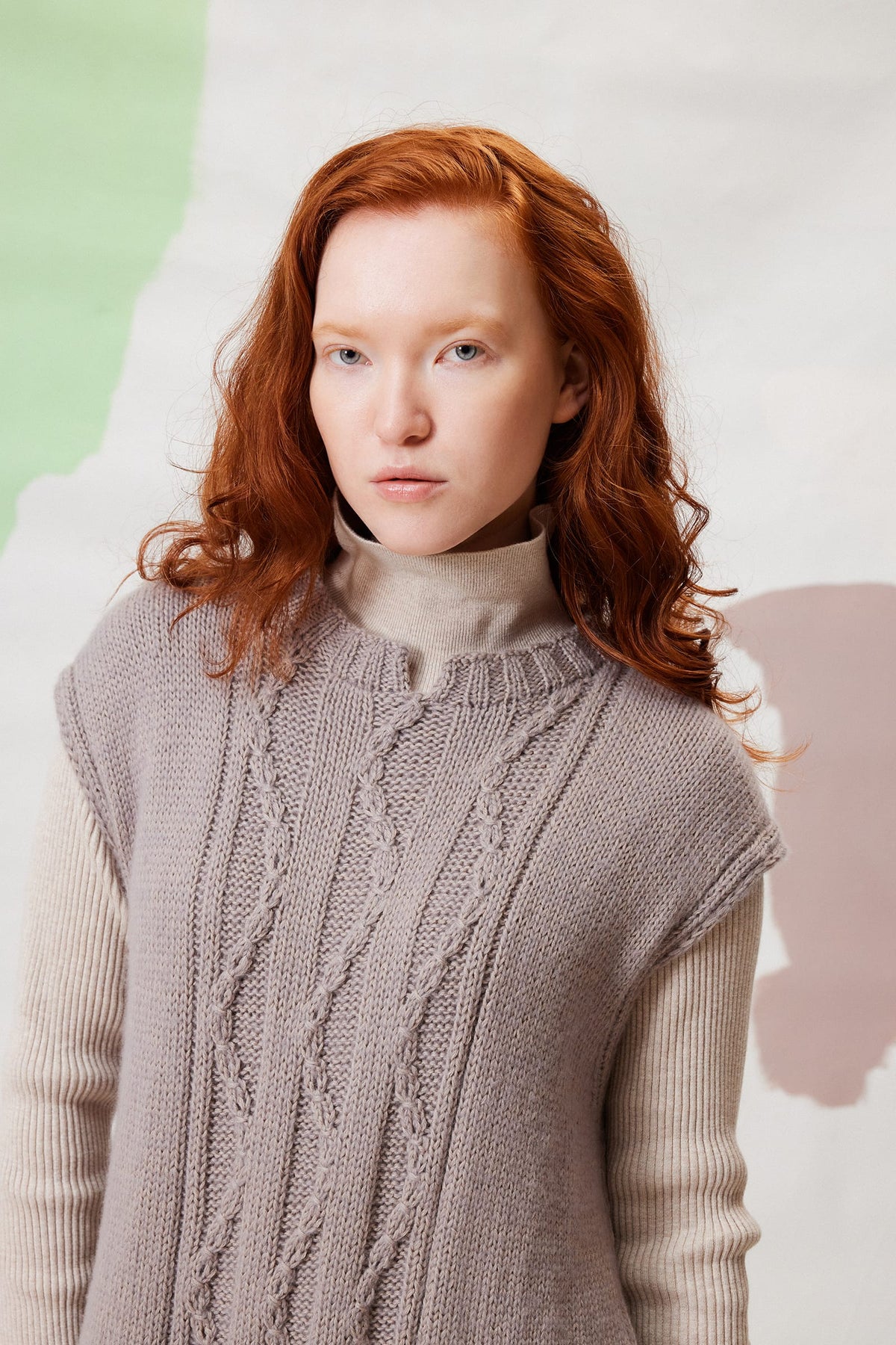 LANGYARNS Kits Knitting Pattern SURI Tunic Pattern Kit in MERINO 200 BÉBÉ & CASHMERE DREAMS by LANGYARNS | Fatto a Mano 290-037
