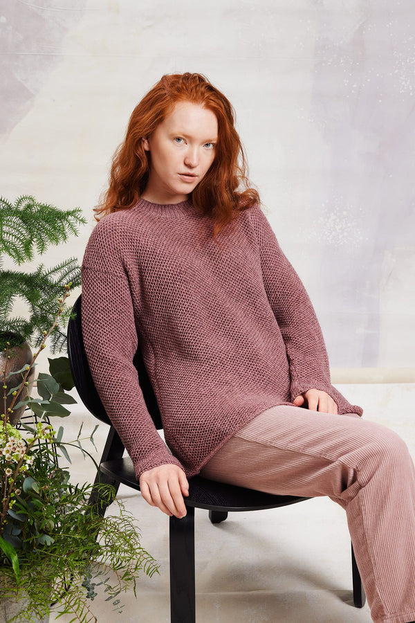 ARETHA Sweater Pattern Kit in NOMAD by LANGYARNS | Fatto a Mano 290-051