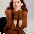 LANGYARNS Kit Knitting Pattern Akela Arm warmers Pattern Bundle in Lace by LANGYARNS | Fatto a Mano 290-054