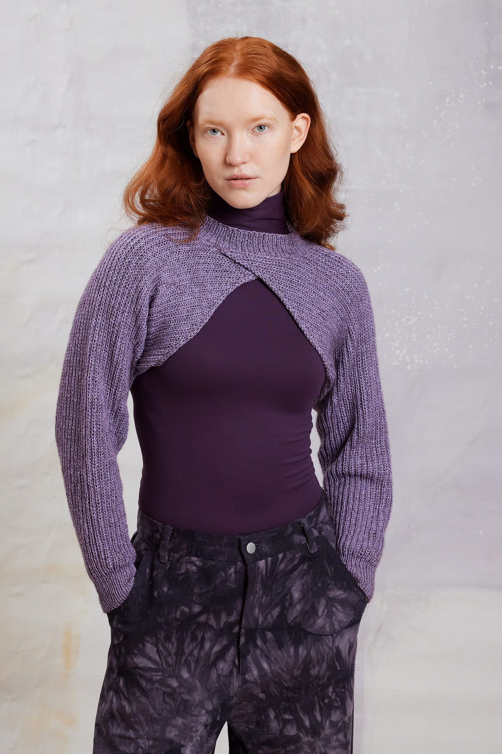 LANGYARNS Kit Knitting Pattern Veda Sleeve section Pattern Bundle in Vaya by LANGYARNS | Fatto a Mano 290-056