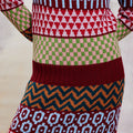 LANGYARNS Kits Knitting Pattern Bust 136cm Length 101cm | 5 balls 34.0163 | 3 balls 34.0418 | 3 balls 34.0219 | 2 balls 34.0020 | 2 balls 34.0217 | 2 balls 34.0515 | 2 balls 34.0109 | 2 balls 34.0162 TAYLA Dress Pattern Kit in MERINO120 by LANGYARNS | Fatto a Mano 290-061