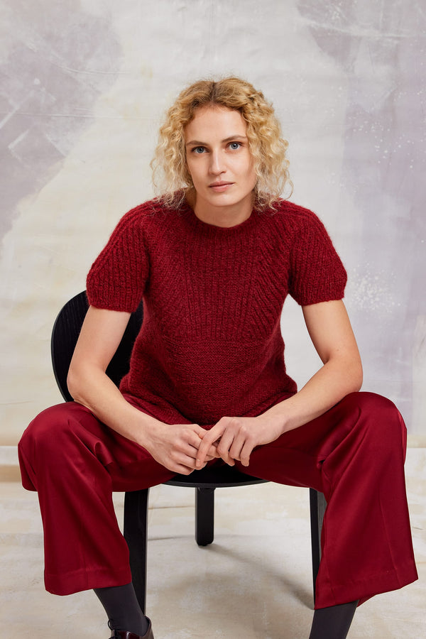RUBY Slipover Pattern Kit in MALOU LIGHT by LANGYARNS | Fatto a Mano 290-064