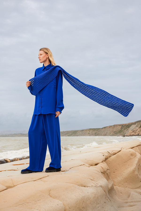 WINDBORNE Crochet Scarf Pattern Kit in SPIRIT by WOOLADDICTS | WOOLADDICTS #17-005
