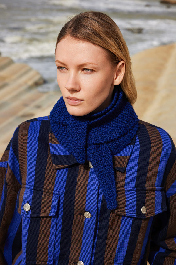 SKYBOUND Scarf Pattern Kit in MEMORY by WOOLADDICTS | WOOLADDICTS #17-009