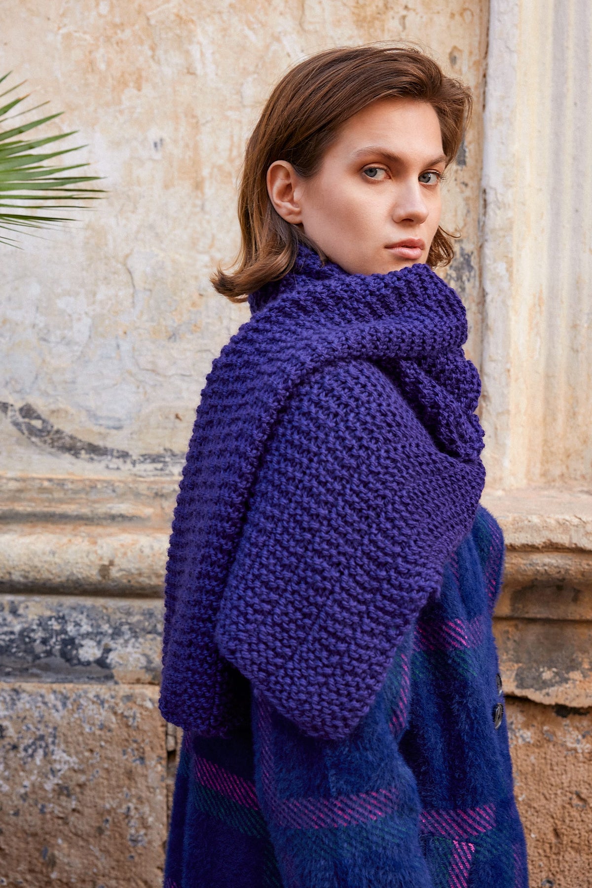 Lang Yarns Knitting Pattern LANDMARK Scarf Pattern Bundle in Glory by LANGYARNS | WOOLADDICTS #17-017
