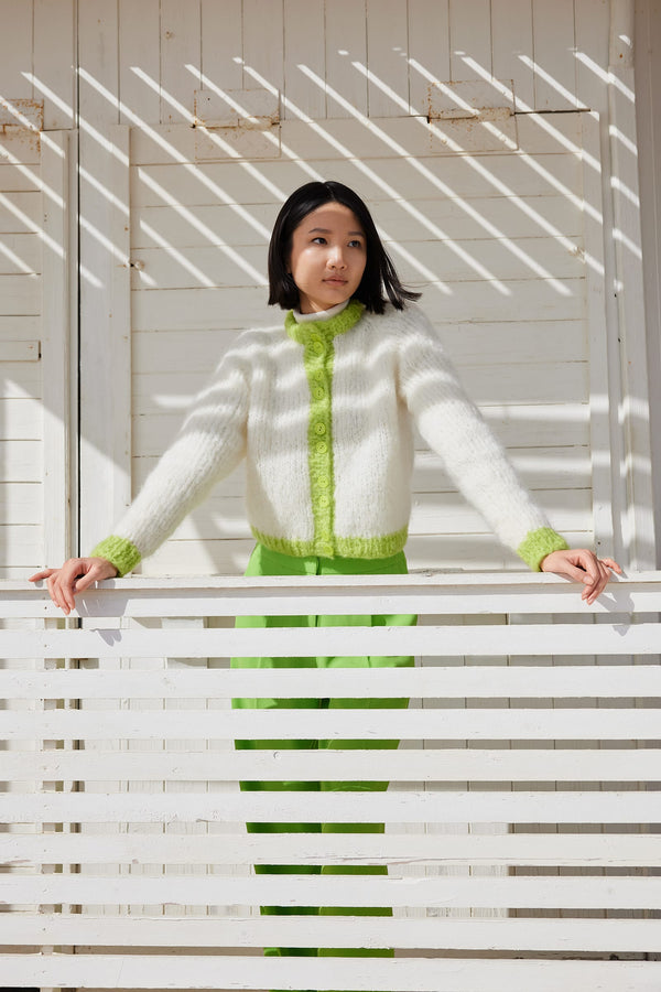 RESTFUL Cardigan Pattern Kit in DESIRE by WOOLADDICTS | WOOLADDICTS #17-018