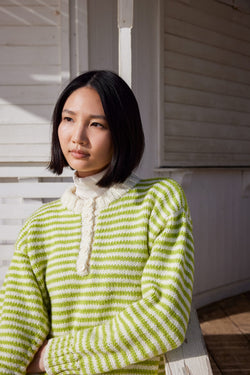 Lang Yarns Knitting Pattern SEA AIR Sweater Pattern Bundle in Memory by LANGYARNS | WOOLADDICTS #17-021