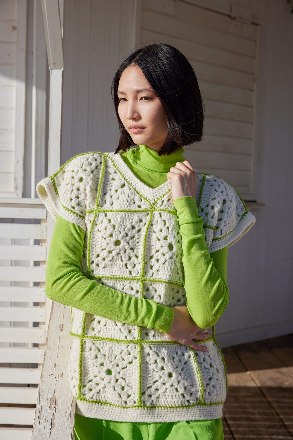 Lang Yarns Knitting Pattern SUN HOUR Cardigan Pattern Bundle in Promise by LANGYARNS | WOOLADDICTS #17-023