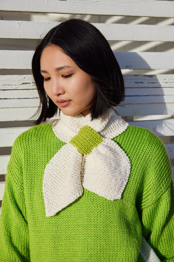 QUIETUDE Neck warmer Pattern Kit in SPIRIT by WOOLADDICTS | WOOLADDICTS #17-025