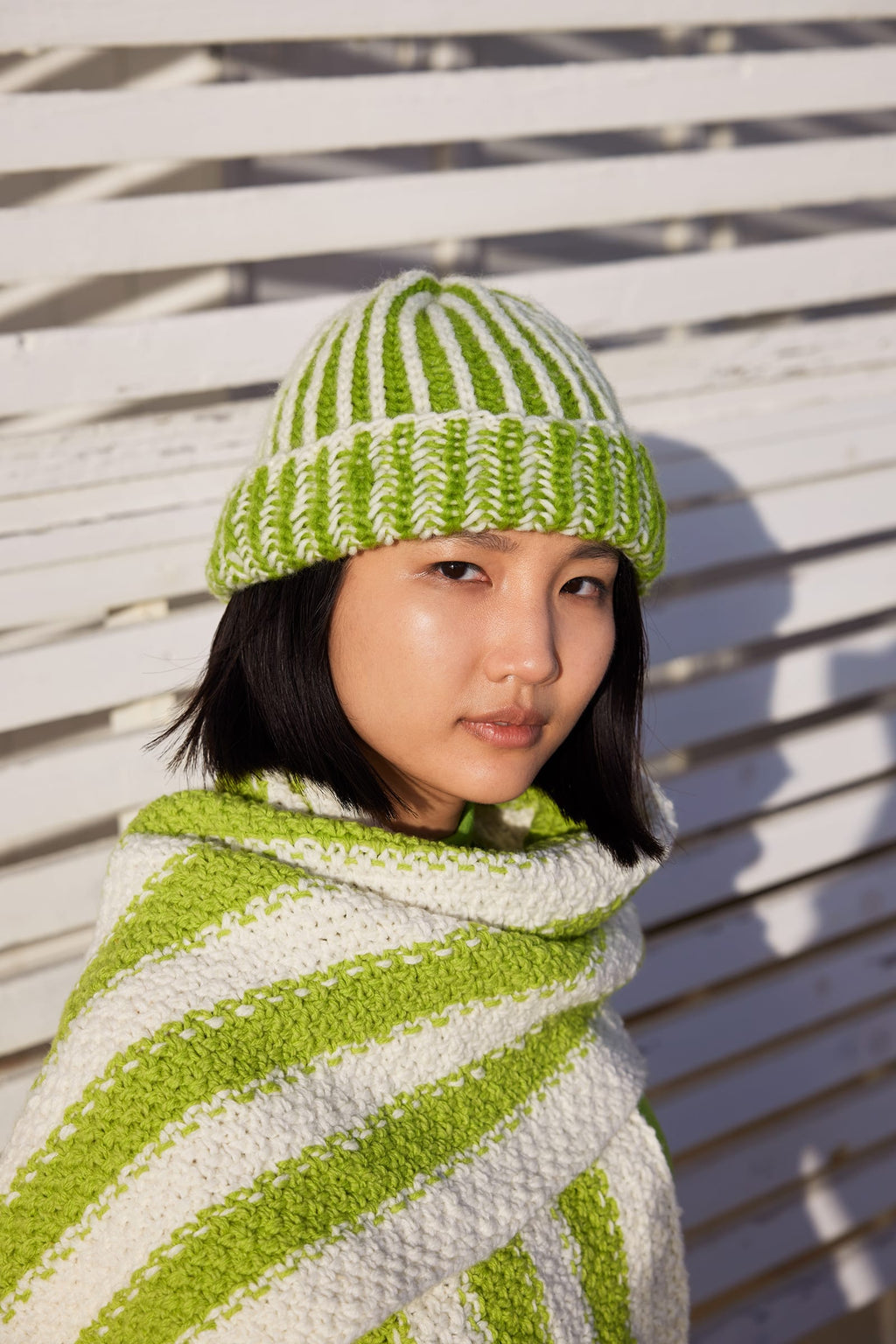 Lang Yarns Knitting Pattern SEA BREEZE Hat Pattern Bundle in Promise by LANGYARNS | WOOLADDICTS #17-026