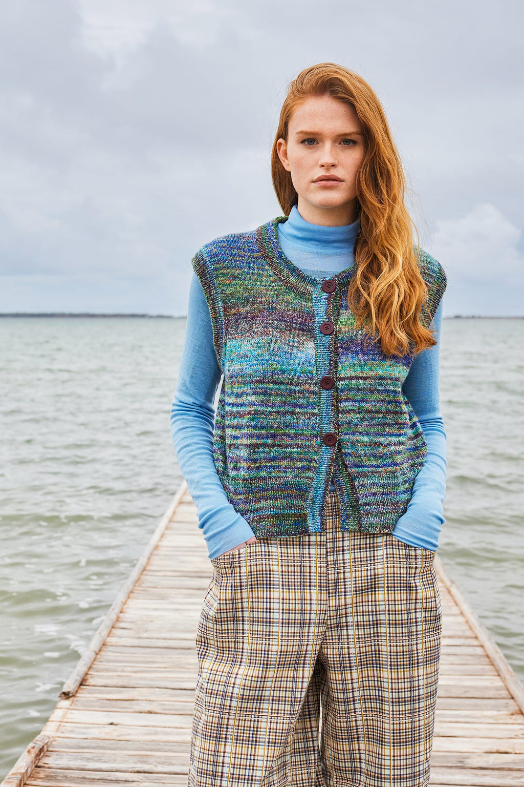 Lang Yarns Knitting Pattern SEA LEVEL Cardigan Pattern Bundle in Move by LANGYARNS | WOOLADDICTS #17-032