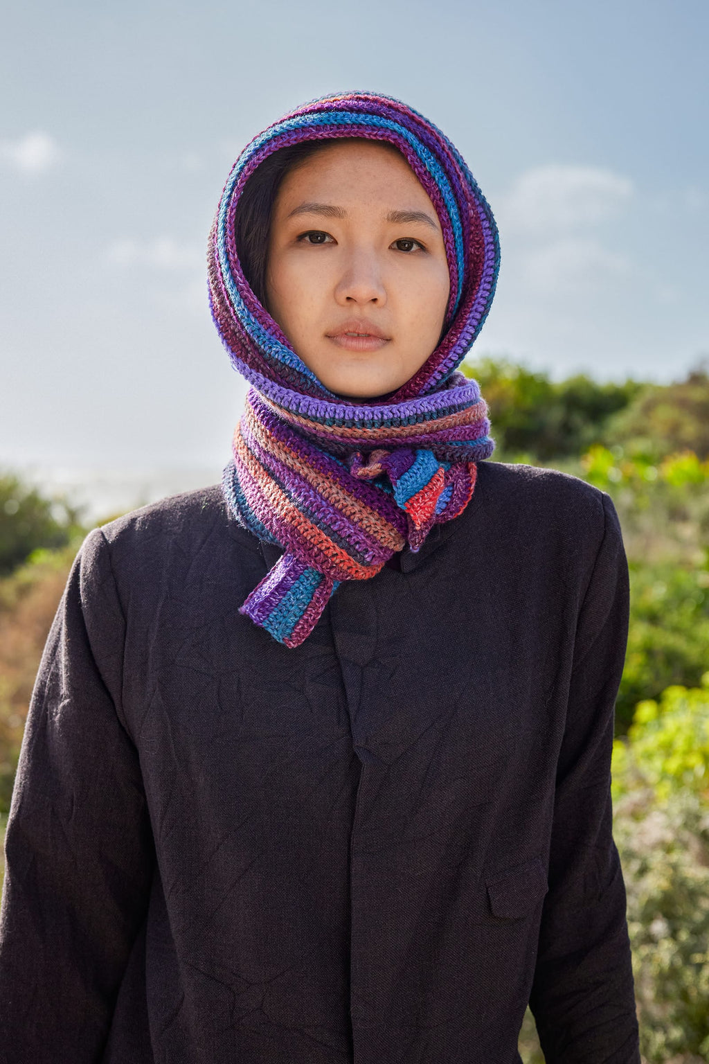 Lang Yarns Knitting Pattern DRIFT LINE Scarf Pattern Bundle in Move 6 Ply by LANGYARNS | WOOLADDICTS #17-035