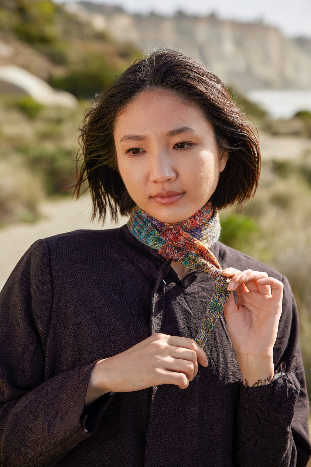 Lang Yarns Knitting Pattern DRIFT WOOD Scarf Pattern Bundle in Move by LANGYARNS | WOOLADDICTS #17-038