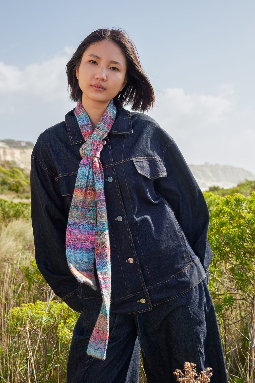 Lang Yarns Knitting Pattern SALT MIST Scarf Pattern Bundle in Move by LANGYARNS | WOOLADDICTS #17-039