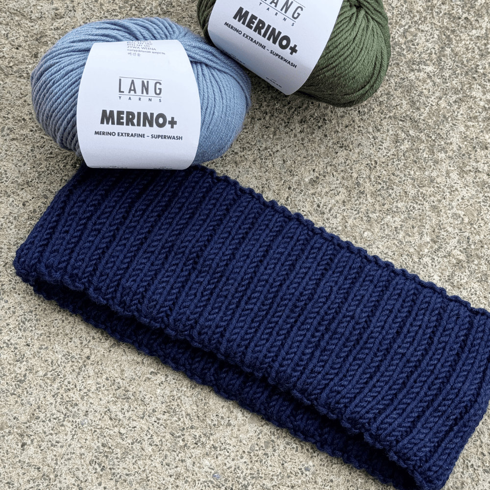 LANGYARNS digital pattern How-To-Headband | Worsted / Aran | Digital Headband Knitting Pattern