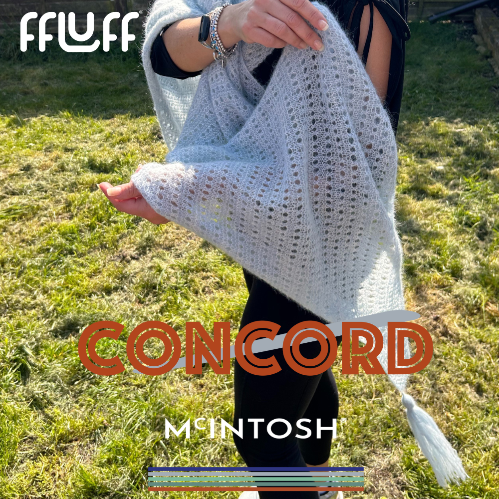 Concord Wrap / Shawl | Knitting Kit | McIntosh