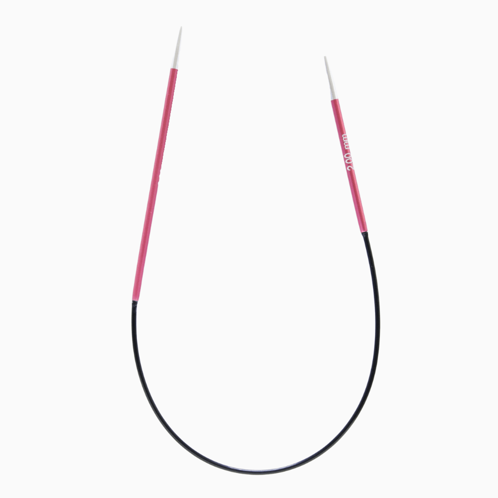 KnitPro | Zing | Asymmetric | 25cm Fixed Circular Knitting Needles