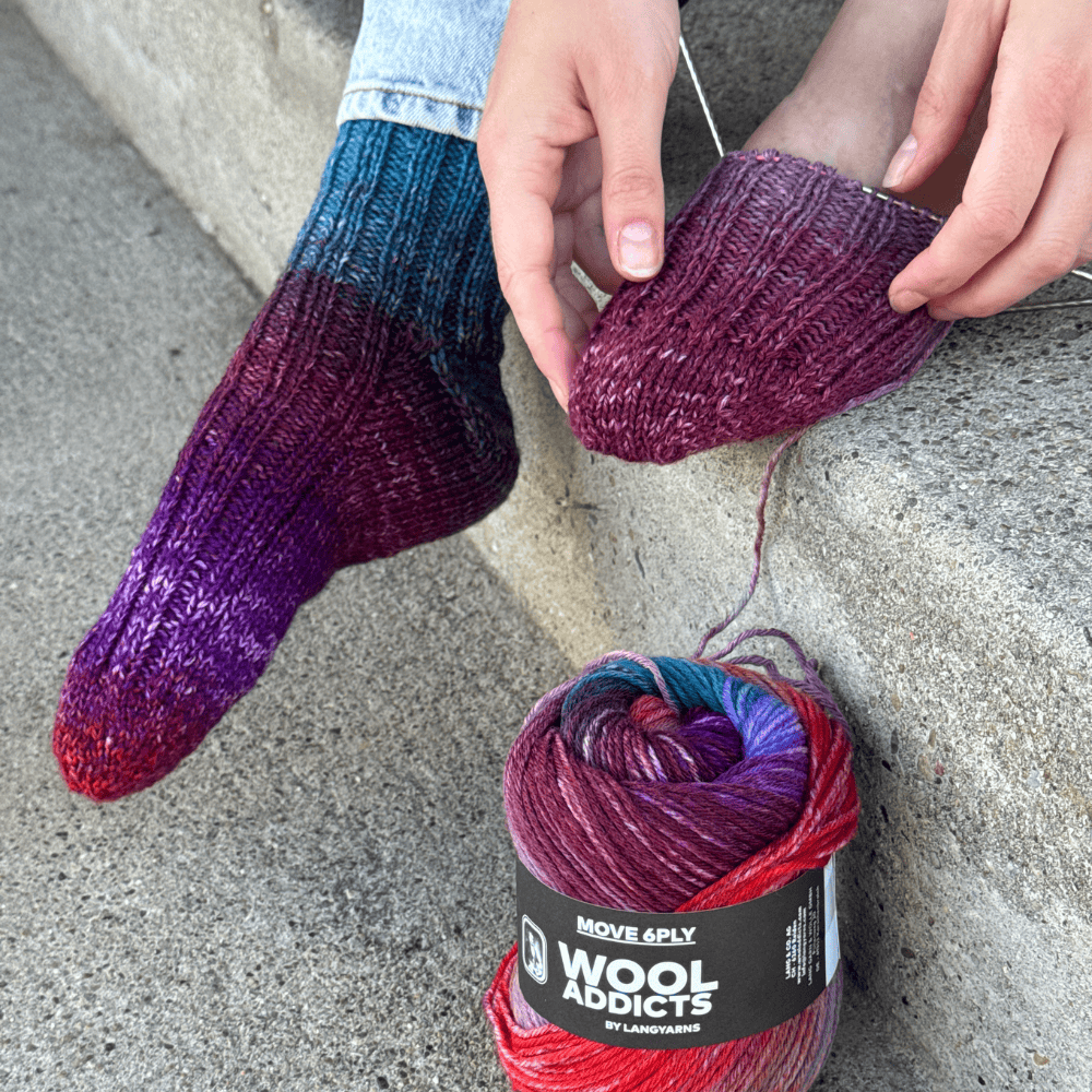 LANGYARNS digital pattern Nova-Scotia | 6-Ply | Digital Sock Knitting Pattern