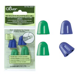 Clover Small - needle sizes 2.00 - 5.00mm Clover | Circular Knitting Needle Point Protectors