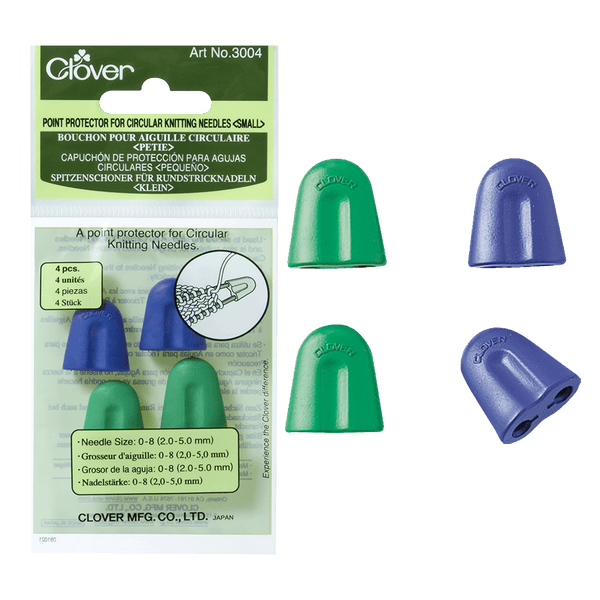 Clover | Circular Knitting Needle Point Protectors | Plastic