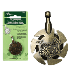 Clover Antique Gold Clover | Yarn Cutter Pendant