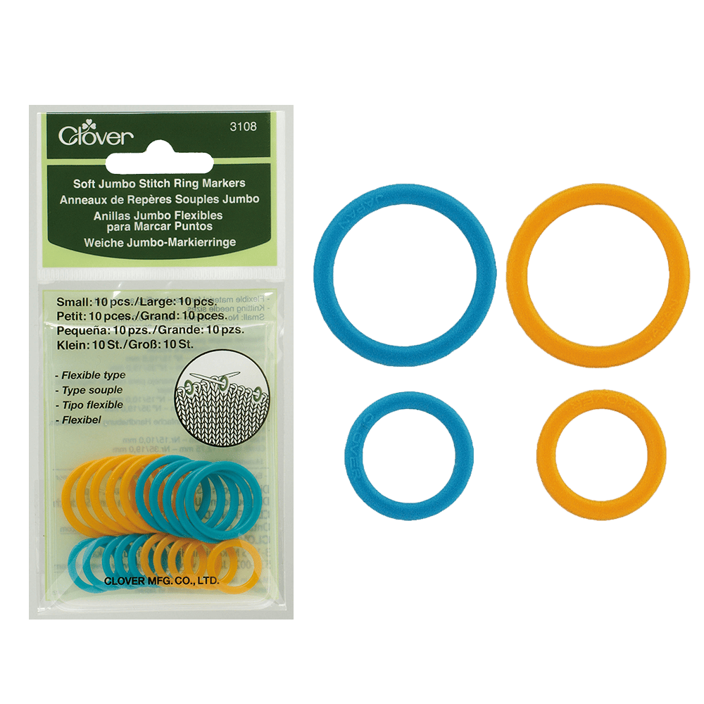 Clover Clover | Jumbo Soft Stitch Ring Markers