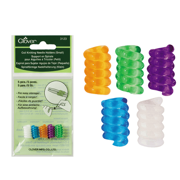 Clover | Coil Knitting Needle Holders | Plastic