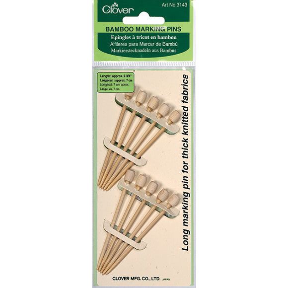 Clover | Bamboo Marking Pins