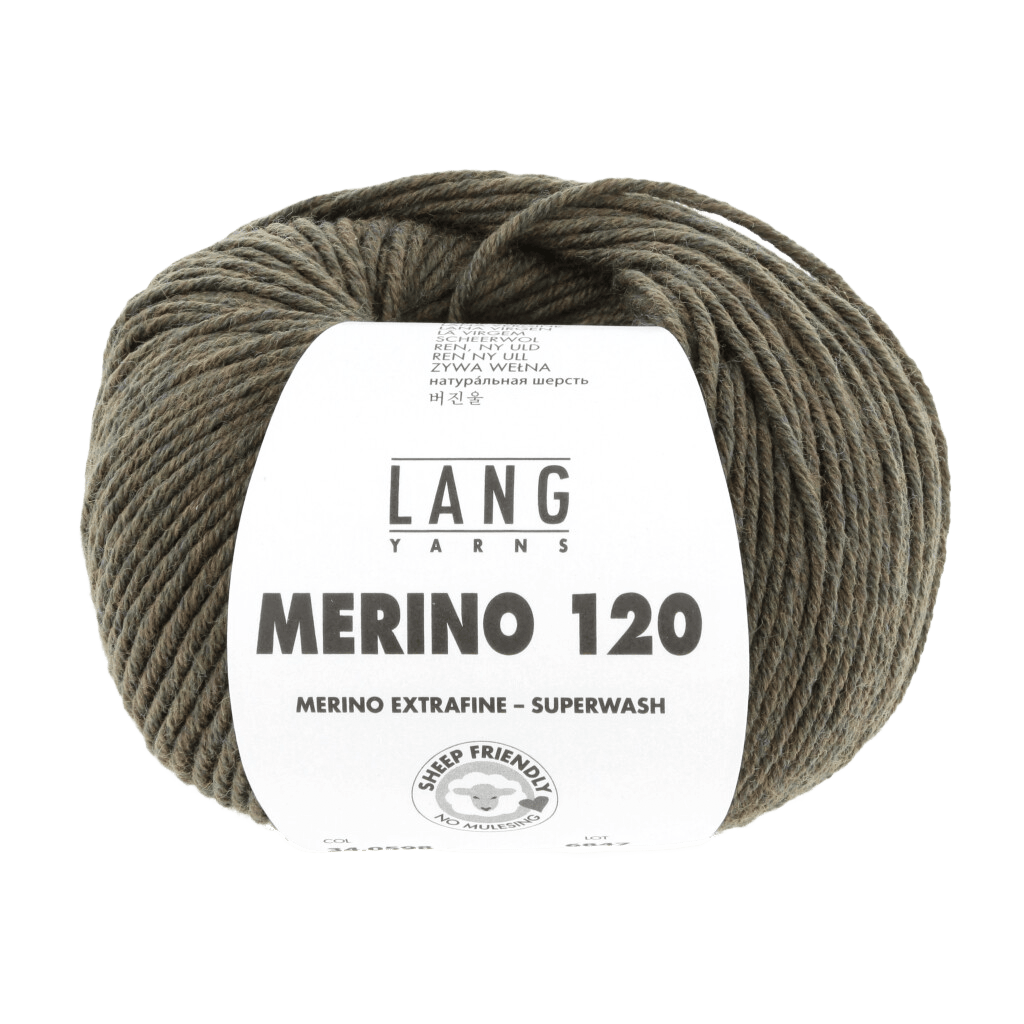 LANGYARNS Yarn Olive Mélange LANGYARNS | Merino 120 | DK | 34