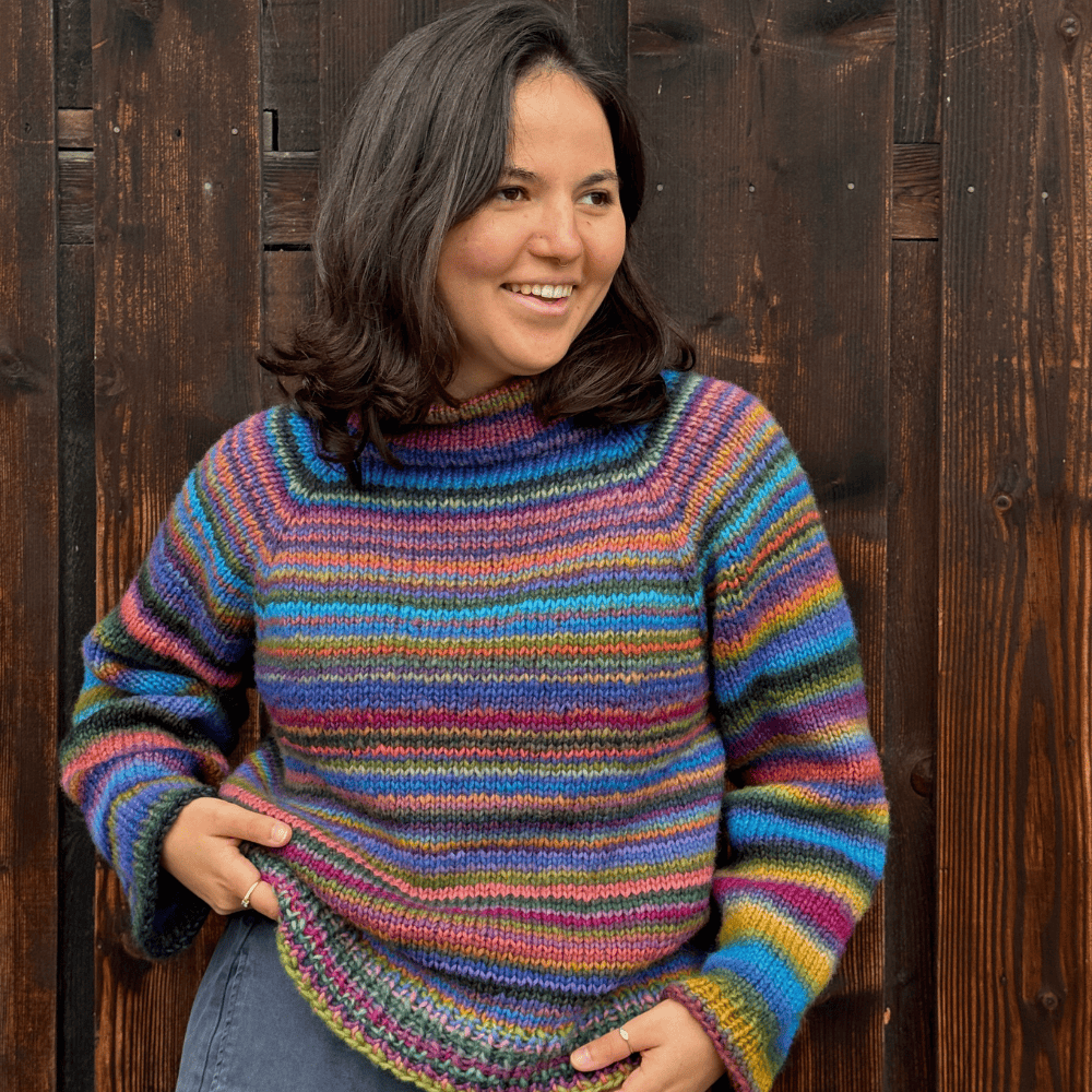 LANGYARNS digital pattern How-To-Raglan | Chunky | Digital Knitting Pattern
