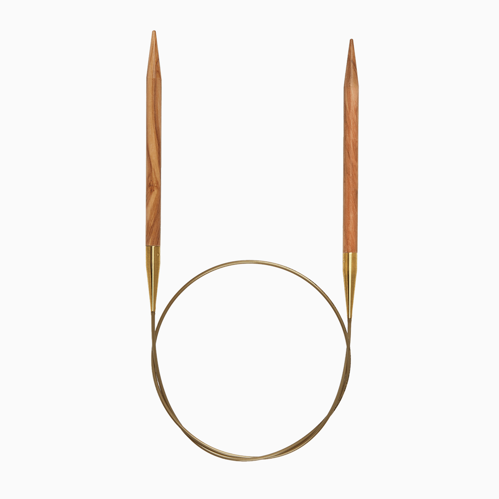 Addi | addiNature Olivewood | Fixed Circular Knitting Needles | 575-7 | 150cm