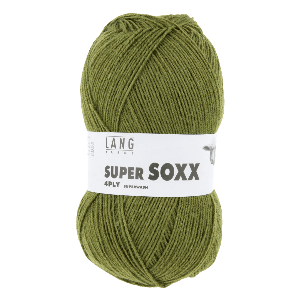 LANGYARNS Sock Yarn Dark Olive LANGYARNS | Super Soxx | 4 Ply | 642