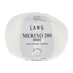 Lang Yarns Knitting Pattern 62-68 - 3 balls / white 71.0301 JULIE Dress Pattern Bundle in Merino 200 Bebe by LANGYARNS | Punto 99-001