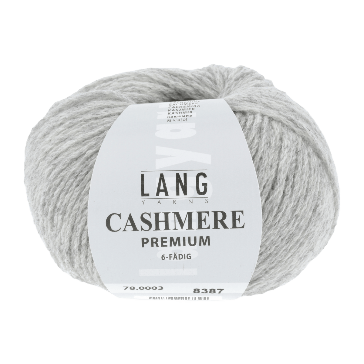 LANGYARNS Kits Knitting Pattern Small - Medium | 15 balls / silver grey mélange 78.0003 JETTE Poncho Sweater Pattern Kit in CASHMERE PREMIUM by LANGYARNS | Fatto a Mano 290-014