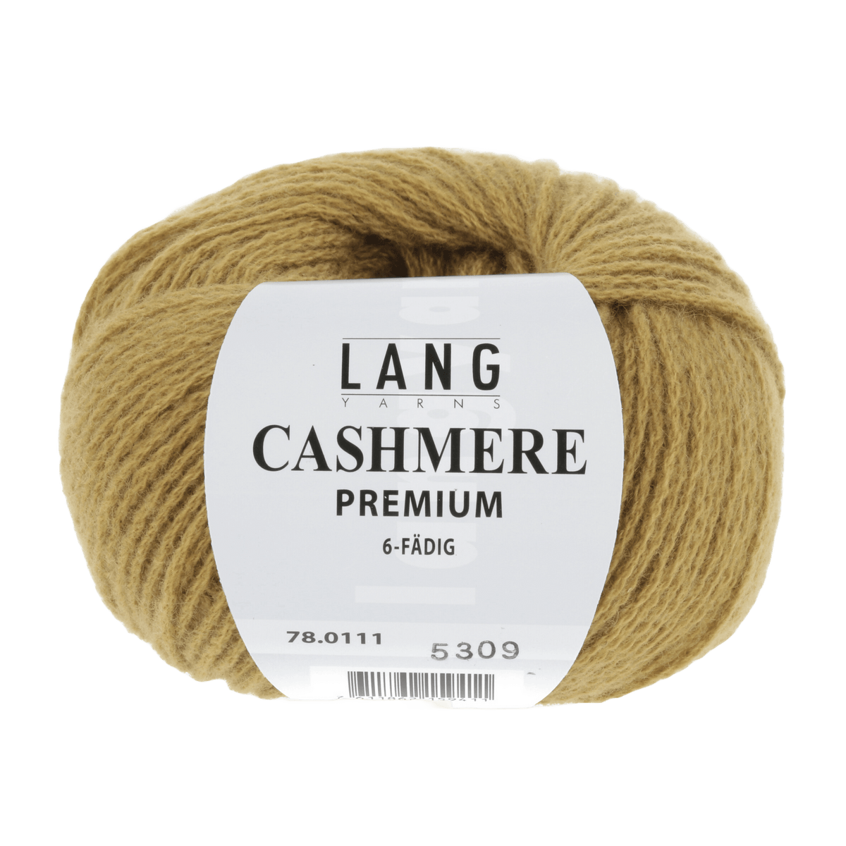 LANGYARNS Kits Knitting Pattern Small - Medium | 15 balls / mustard yellow 78.0111 JETTE Poncho Sweater Pattern Kit in CASHMERE PREMIUM by LANGYARNS | Fatto a Mano 290-014