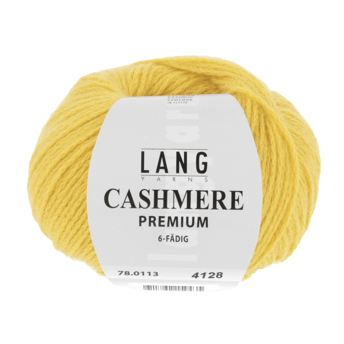 LANGYARNS Kits Knitting Pattern Small - Medium | 15 balls / yellow 78.0113 JETTE Poncho Sweater Pattern Kit in CASHMERE PREMIUM by LANGYARNS | Fatto a Mano 290-014