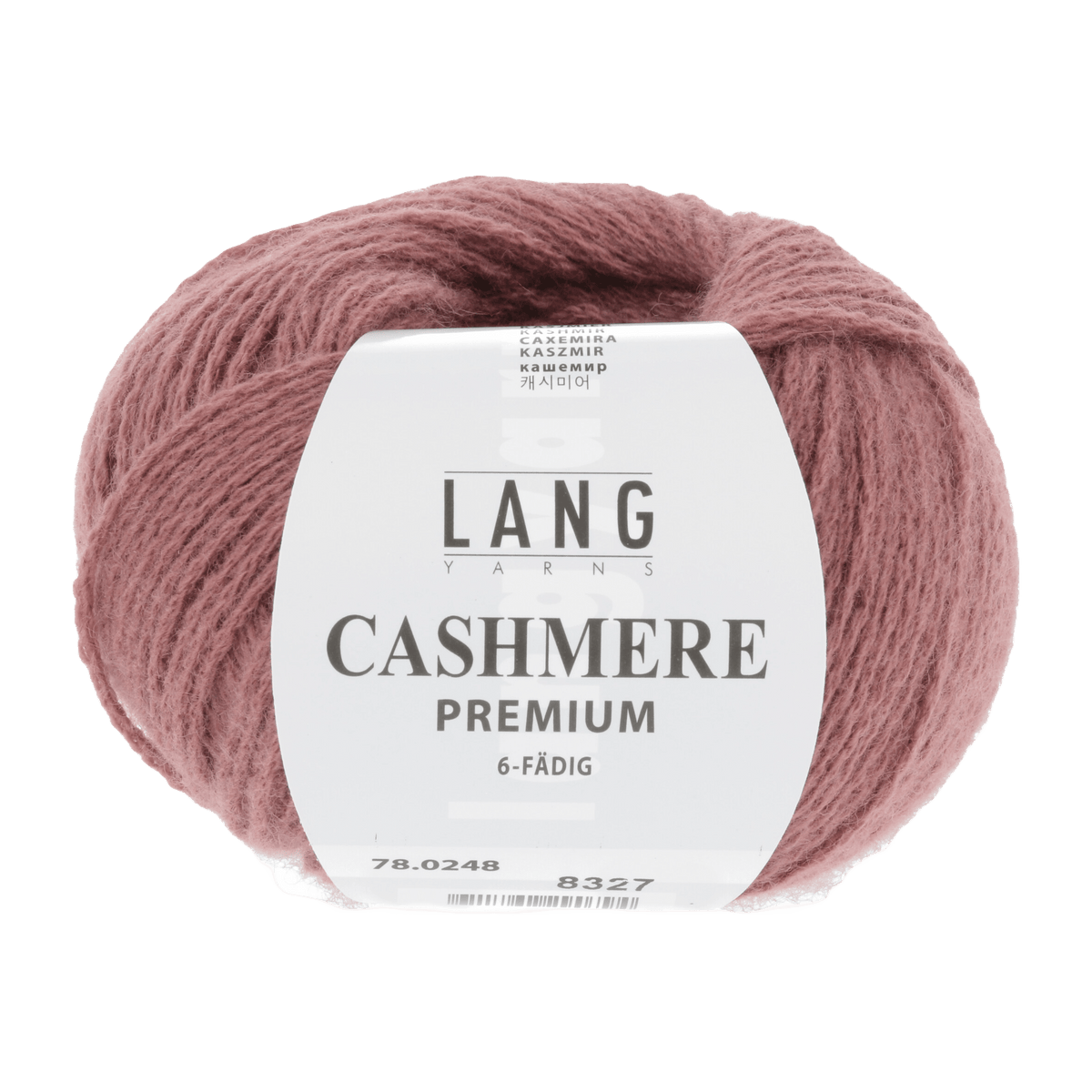 LANGYARNS Kits Knitting Pattern Small - Medium | 15 balls / rosewood 78.0248 JETTE Poncho Sweater Pattern Kit in CASHMERE PREMIUM by LANGYARNS | Fatto a Mano 290-014