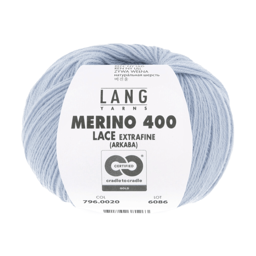 LANGYARNS Yarn Baby Blue LANGYARNS | Merino 400 Lace | Lace weight | 796
